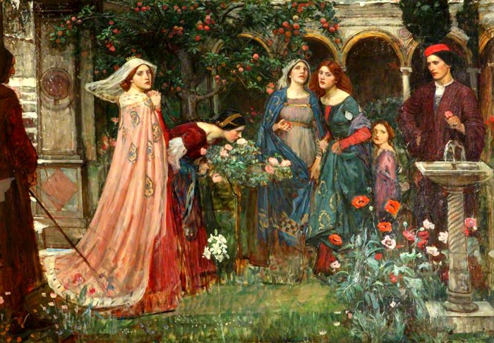 The Enchanted Garden by John William Waterhouse, 1916