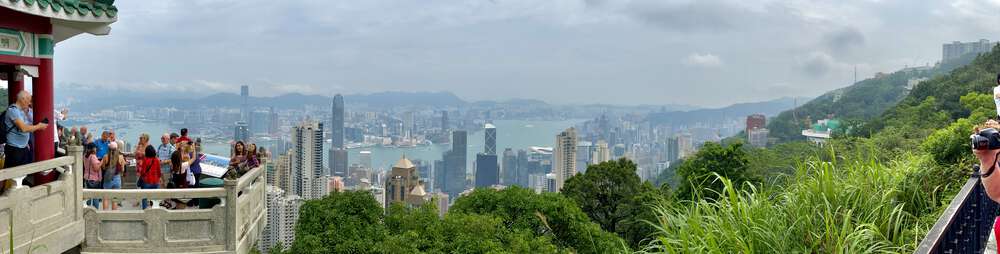 View from the top of Hong Kong Peak