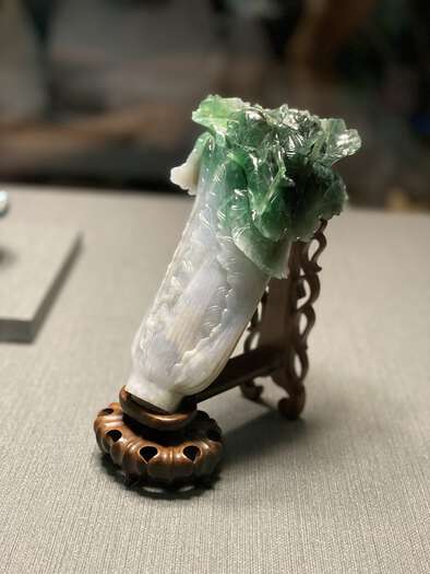 The jade cabbage at the National Palace Museum